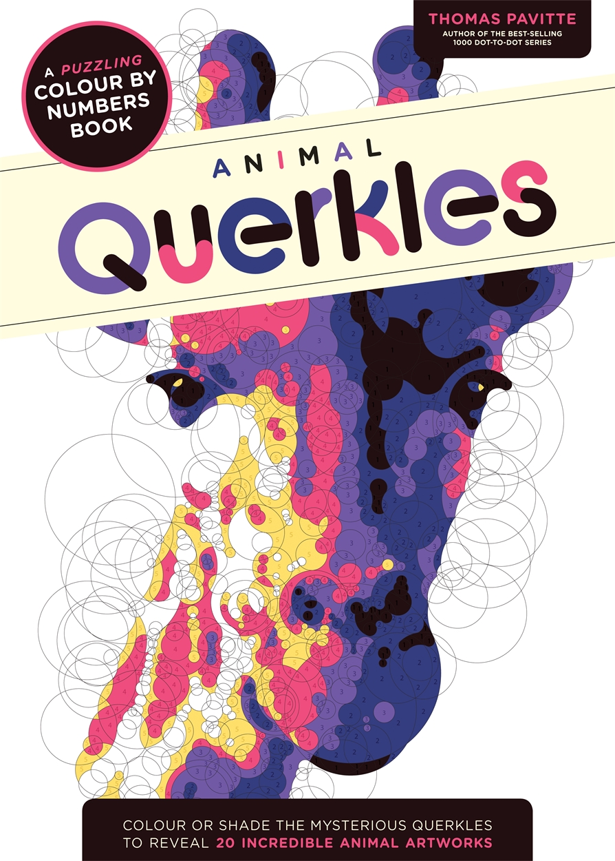 Animal Querkles — coloring book cover
