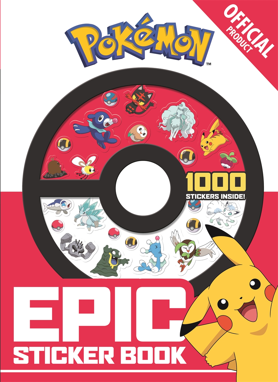 The Official Pokémon 1001 Sticker Book: Pokémon: 9781408354735: :  Books