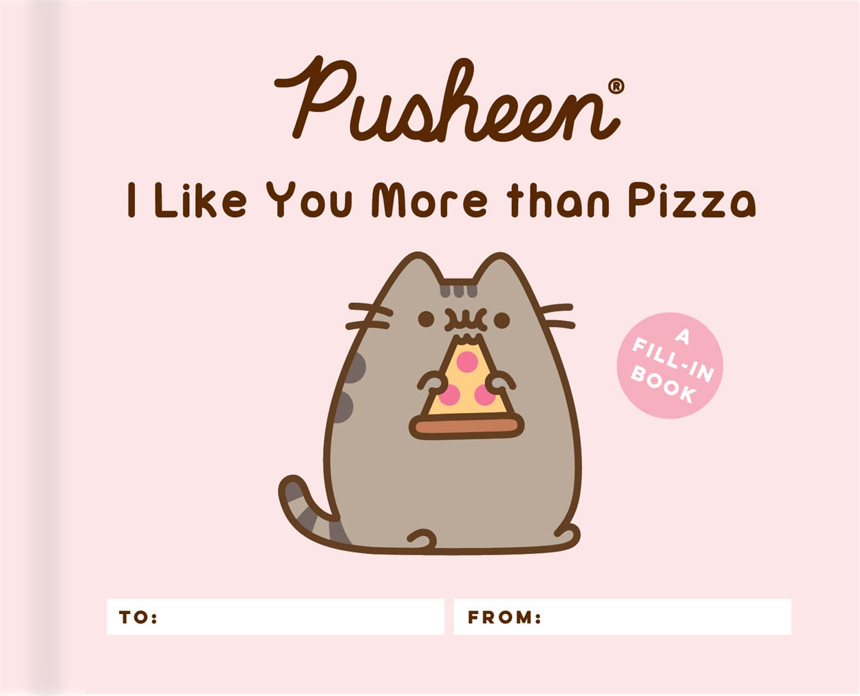 pusheen holding pizza
