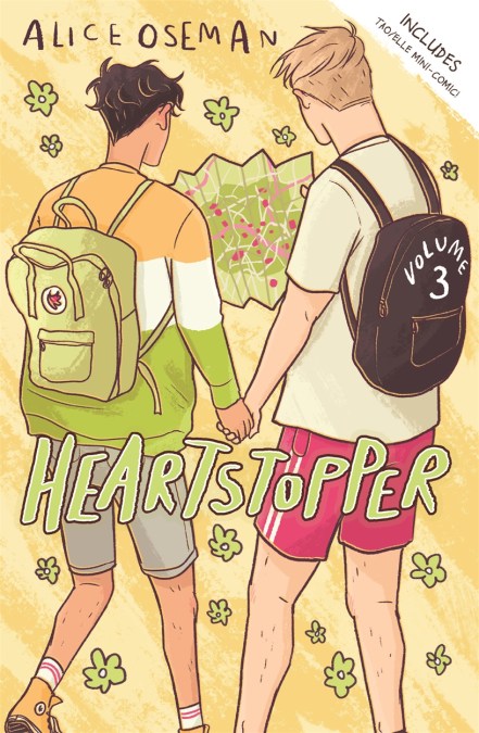 Bücherblog. Neuzugang. Buchcover. Heartstopper (Band 3) von Alice Oseman. Jugendbuch. Graphic Novel. Hachette Children's Books.