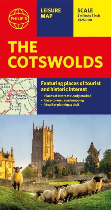 Philip’s The Cotswolds Leisure and Tourist Map