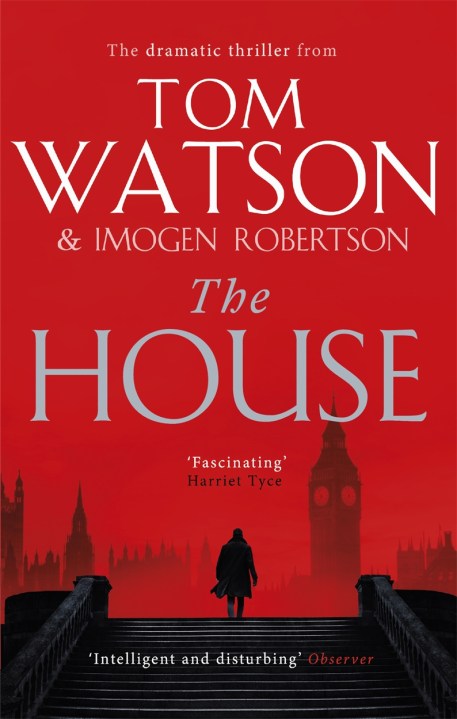Tom Watson and Robert Peston in conversation at Wimbledon Book Fest