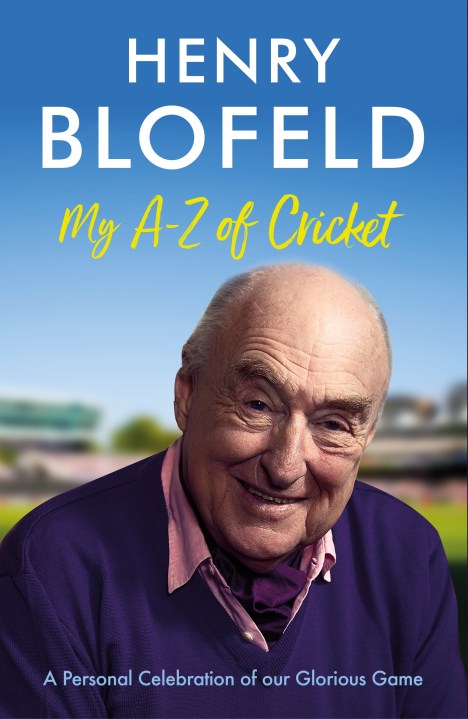 Henry Blofeld at The Oval