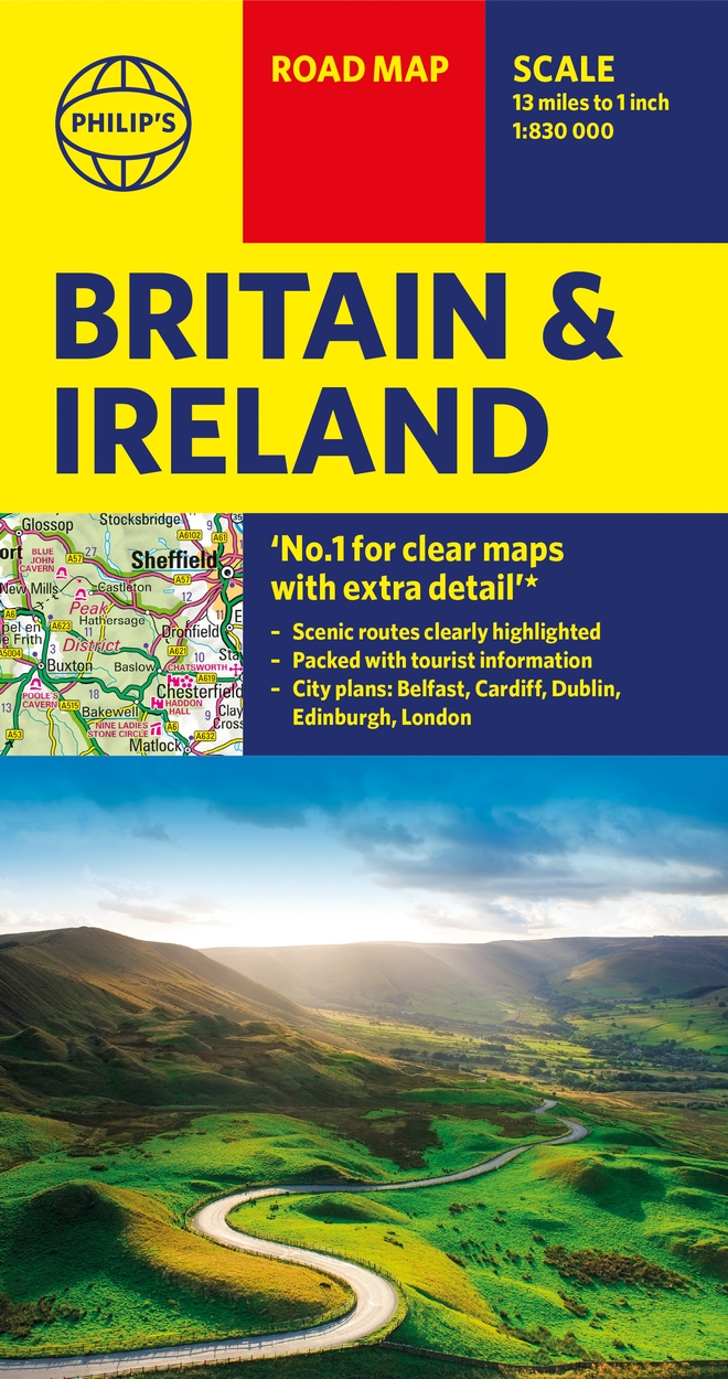 Philip's Britain and Ireland Road Map by | Hachette UK