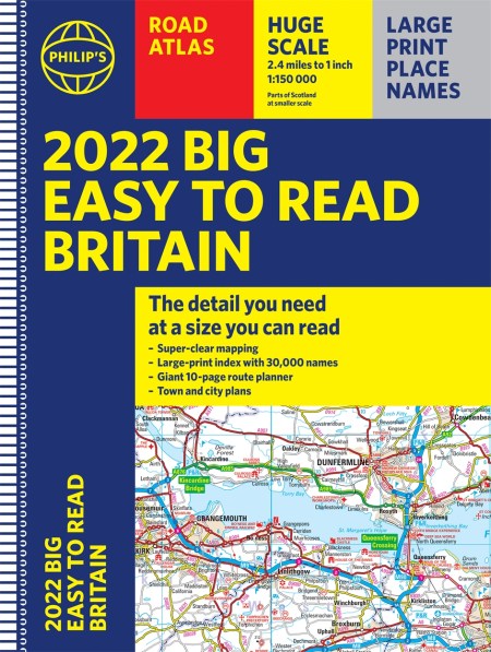 2022 Philip S Big Easy To Read Britain Road Atlas By Hachette Uk Uk Map 2022