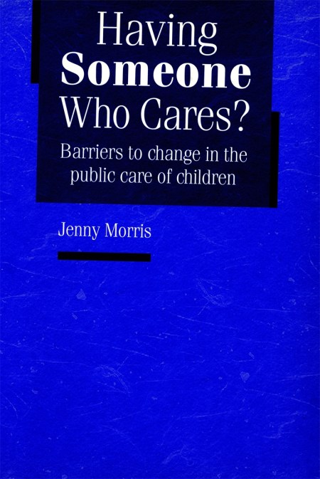 Having Someone Who Cares?