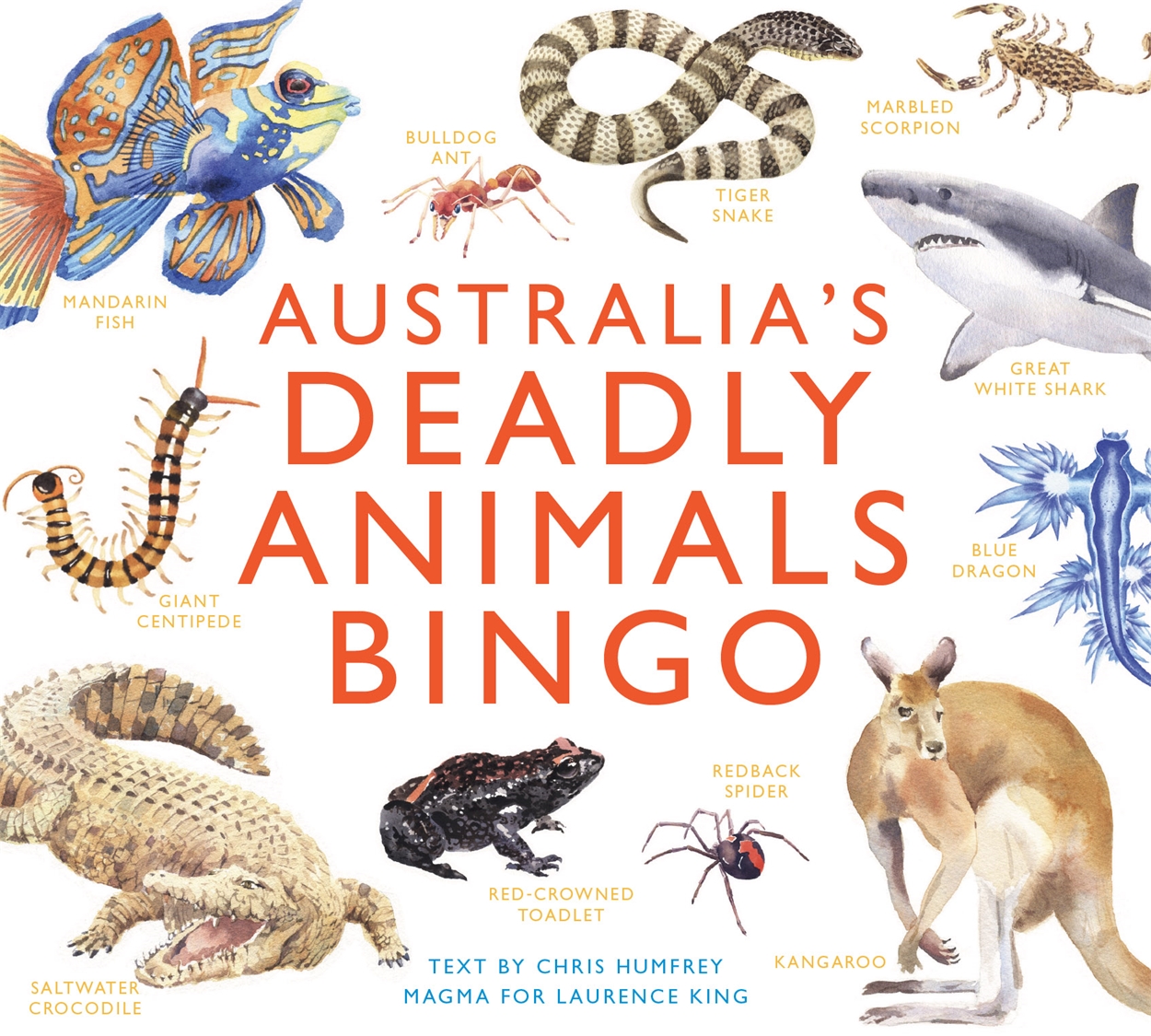 Australia's Deadly Animals Bingo Australia's Deadly Animals Bingo