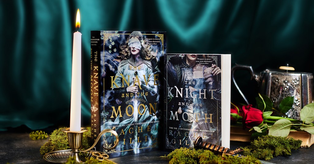 The Knight and the Moth paperback and The Knave and the Moon hardback