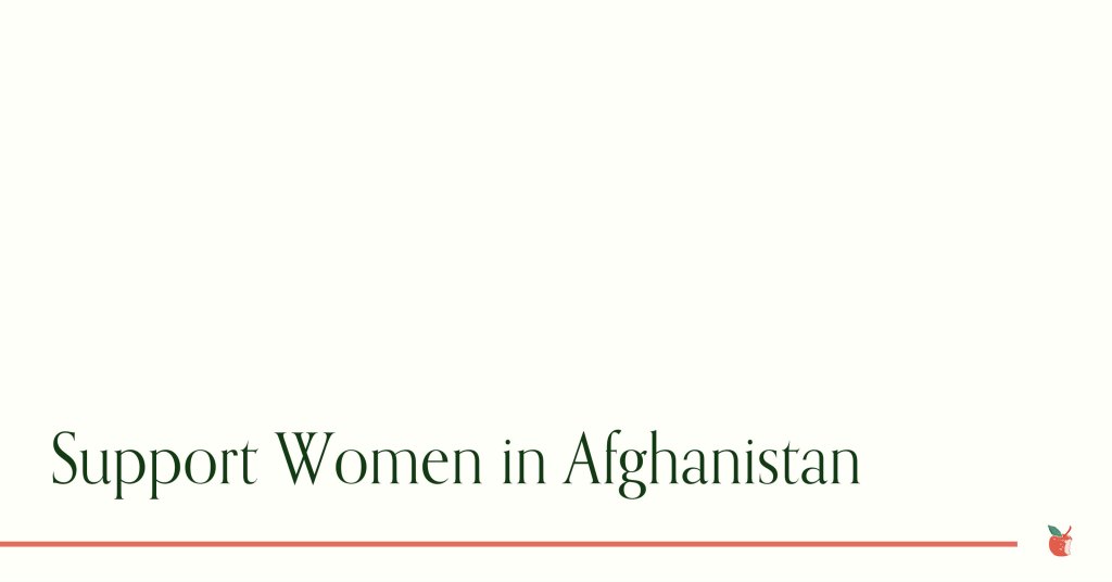 Support Women in Afghanistan
