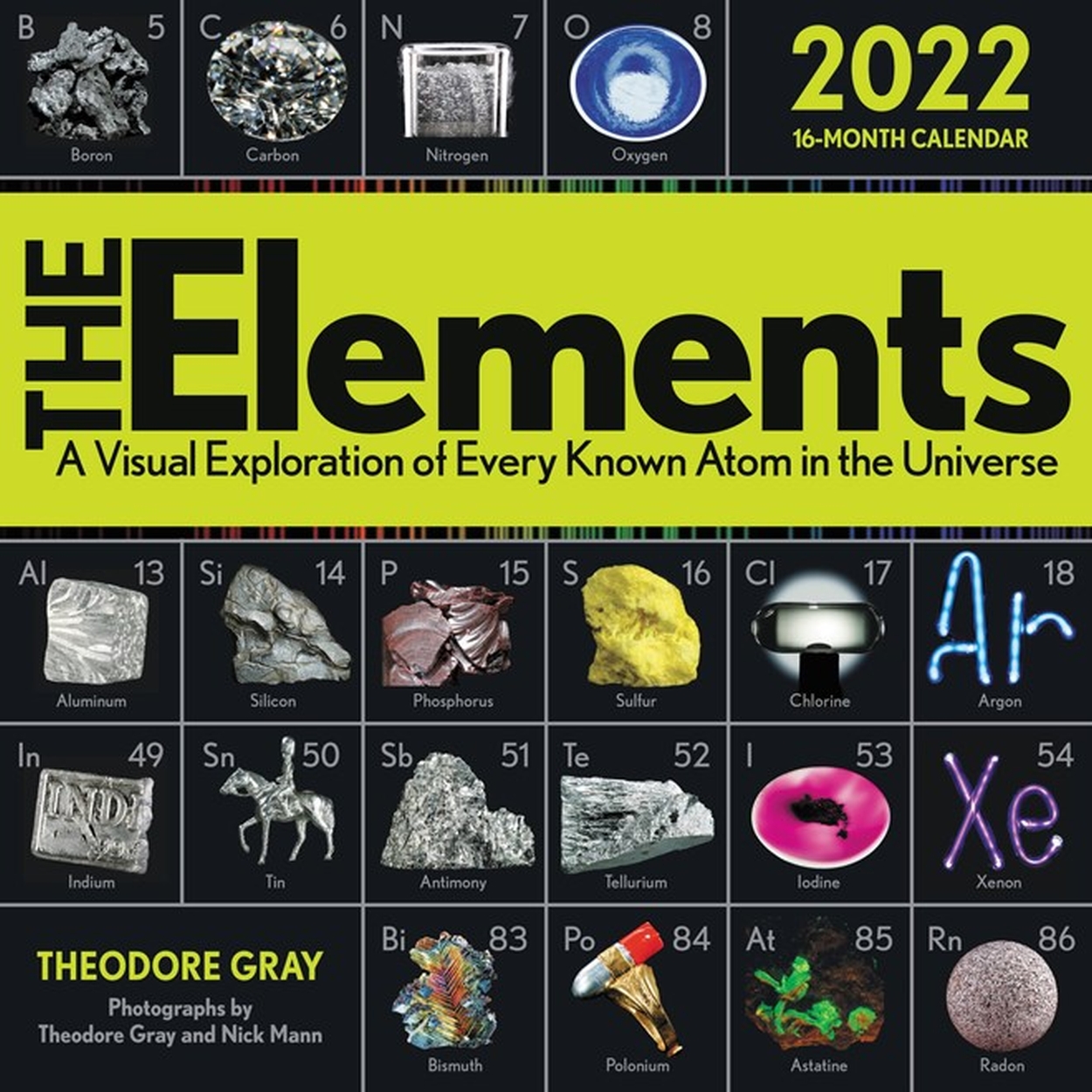 The Elements 2022 Wall Calendar by Theodore Gray | Hachette UK