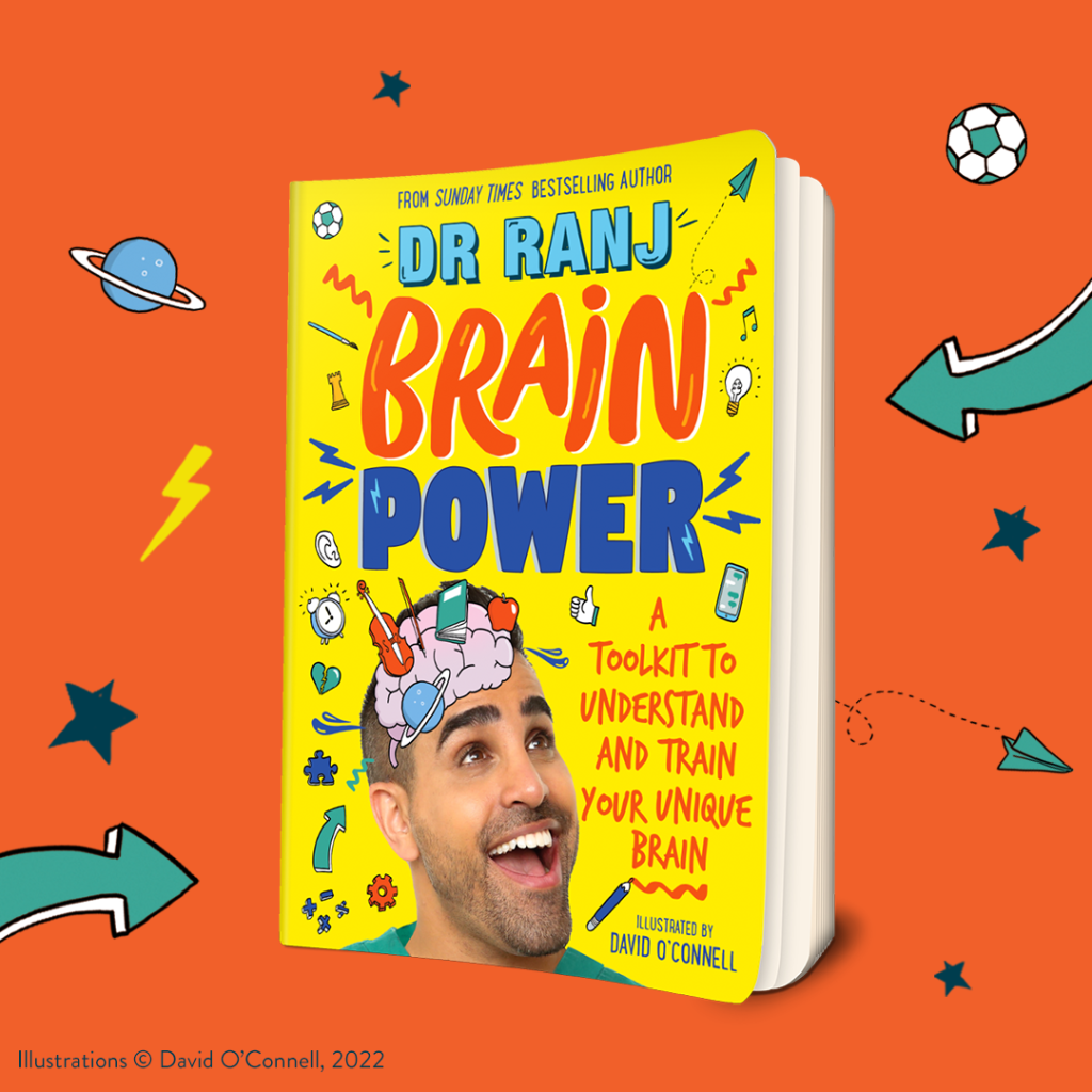 Brain Power book cover, by Dr Ranj