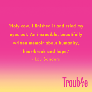 Trouble Endorsement Quote Card Lou Sanders