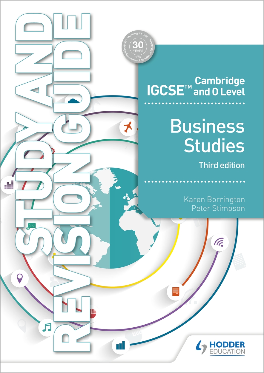 Cambridge IGCSE and O Level Business Studies Study and Revision Guide 3rd edition by Karen ...