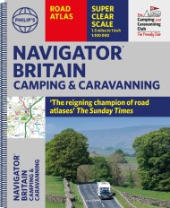 2026 Philip's Super Readable Road Atlas Of Britain – Large Print Spiral Bound (Publishing March 2025)
