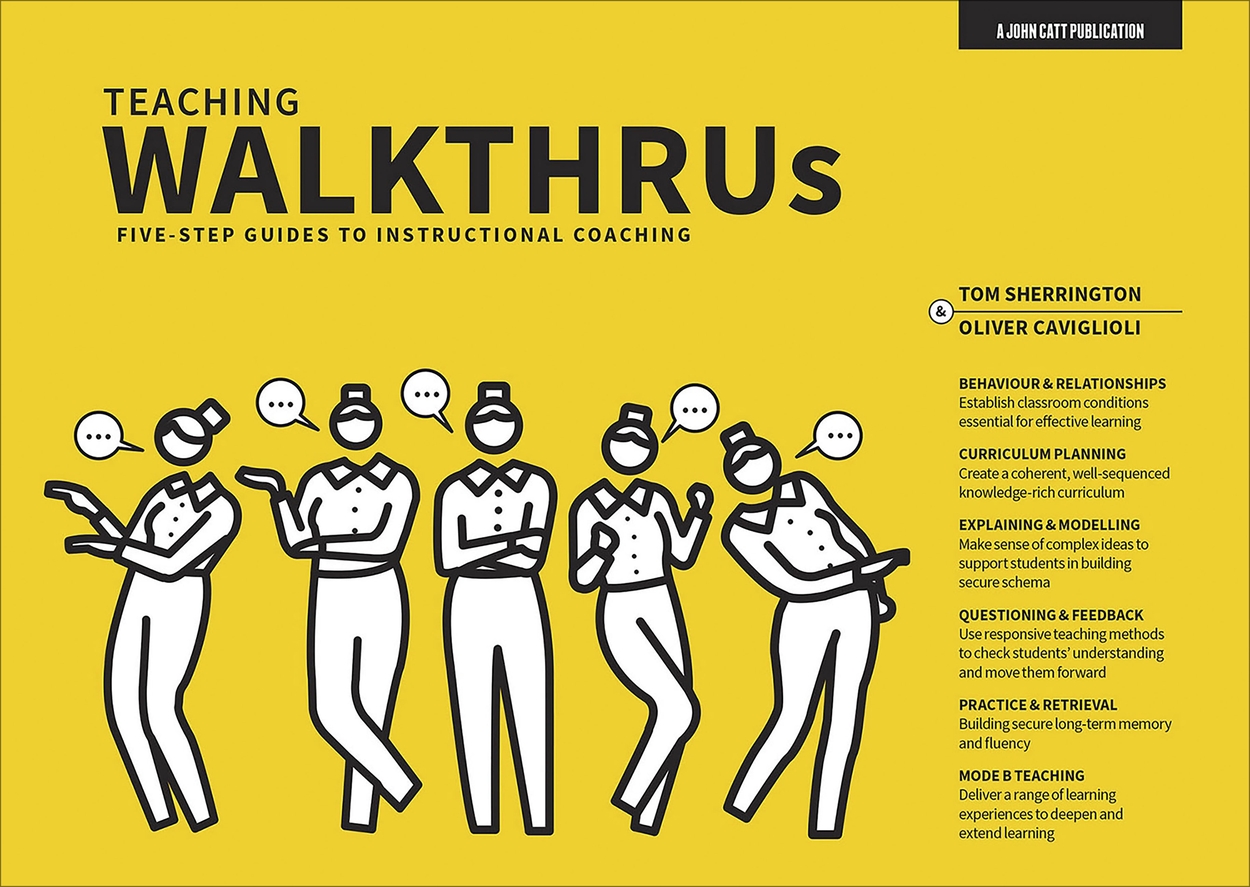 Walkthrough Exercise Book Teaching WalkThrus: Five-step guides to instructional coaching by Tom ...