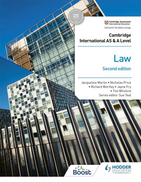 Cambridge International AS and A Level Law Second Edition Boost eBook