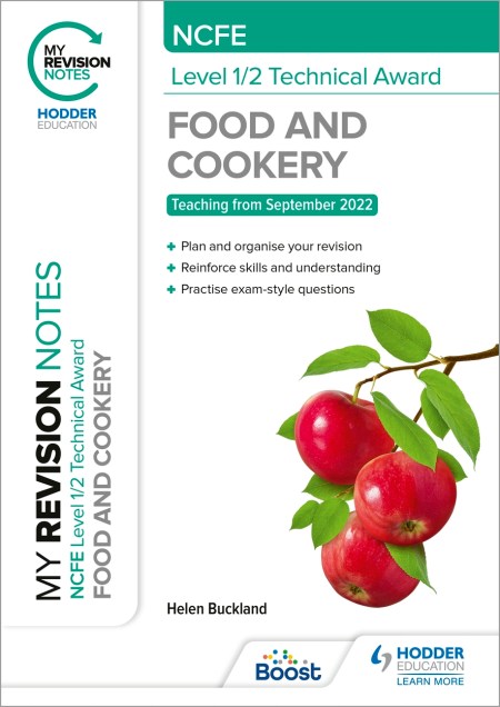 My Revision Notes: NCFE Level 1/2 Technical Award in Food and Cookery Boost eBook