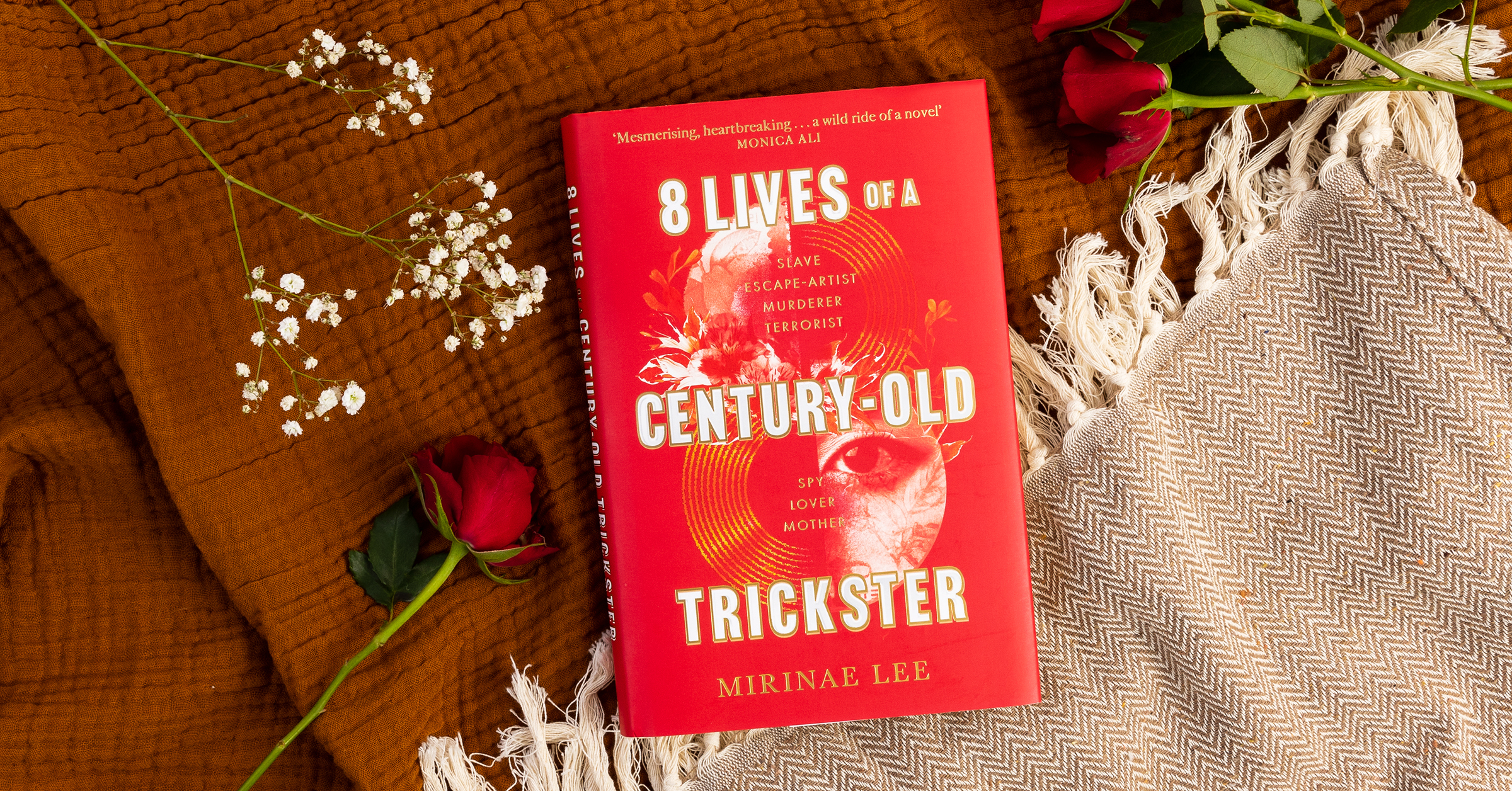 8 Lives of a Century Old Trickster Flat Lay