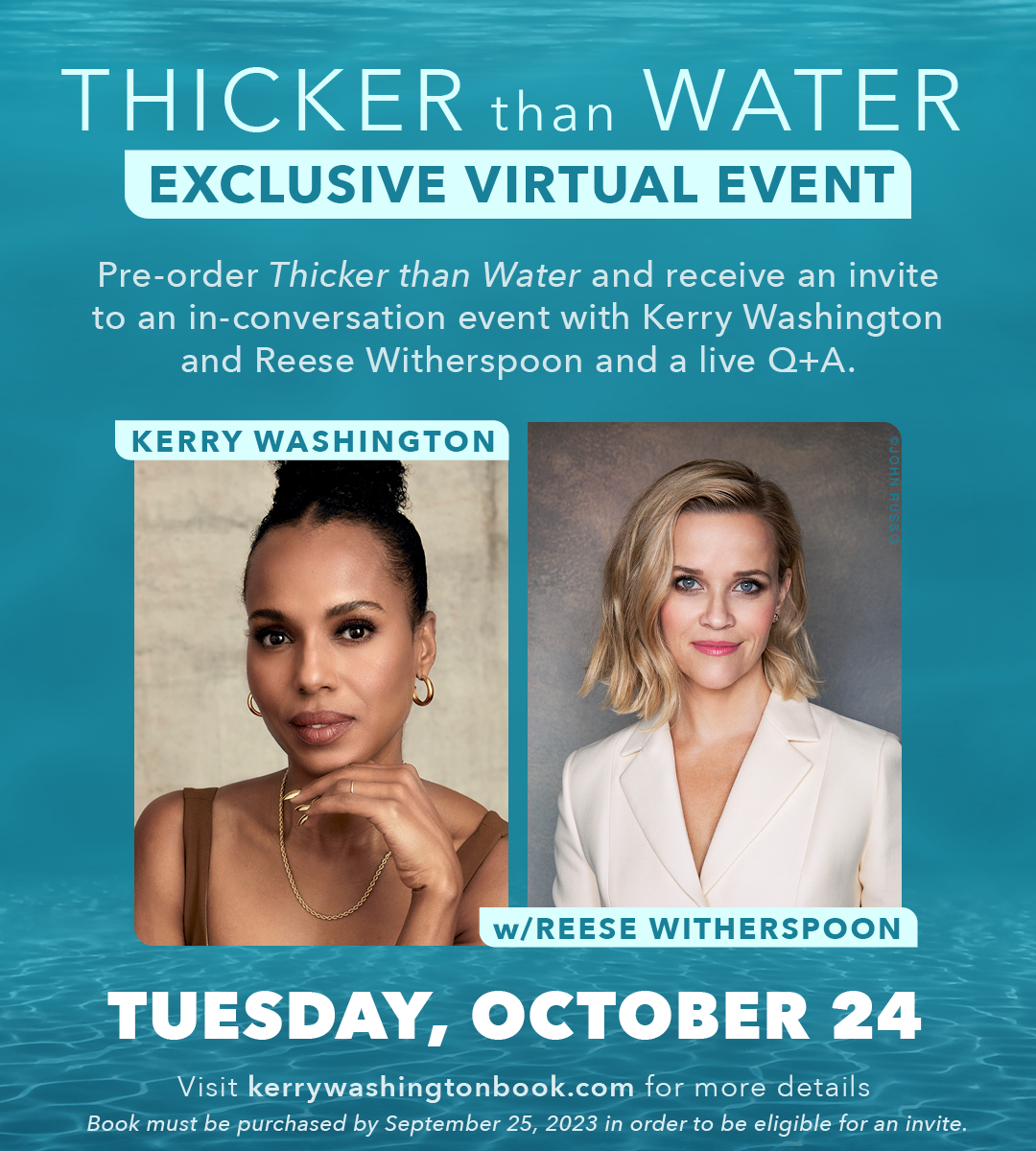 Thicker than Water pre-order competition