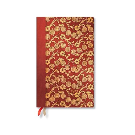 The Waves – Volume 4 (Virginia Woolf’s Notebooks) Maxi Horizontal 12-month Dayplanner 2024 (Elastic Band Closure)