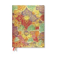 Bavarian Wild Flower (Brocaded Paper) Ultra 12-month Day-at-a-Time Dayplanner 2024