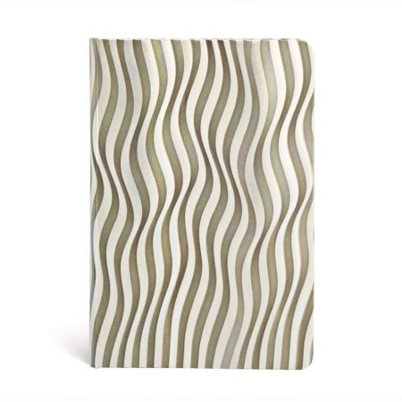 Ripple (Ori) Mini Lined Hardcover Journal (Elastic Band Closure)