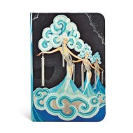 Plume (Vintage Vogue) Mini Lined Hardcover Journal (Elastic Band Closure)