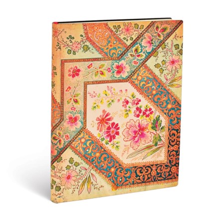 Filigree Floral Ivory Ultra Lined Softcover Flexi Journal