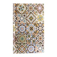 Porto (Portuguese Tiles) Mini Lined Hardback Journal (Elastic Band Closure)