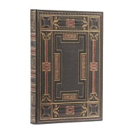 Onyx (Asterales) Mini Lined Hardback Journal (Elastic Band Closure)