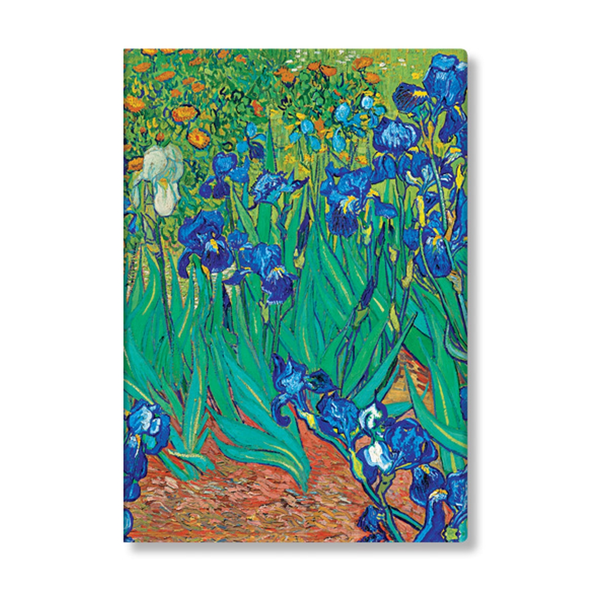 Van Gogh Irises Lesezeichen – Doppelseitiges Bookmark Mit Strukturierter Haptik • Sammlerstück