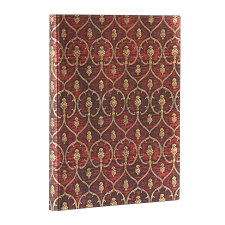 Red Velvet Ultra Lined Softcover Flexi Journal (Elastic Band Closure)