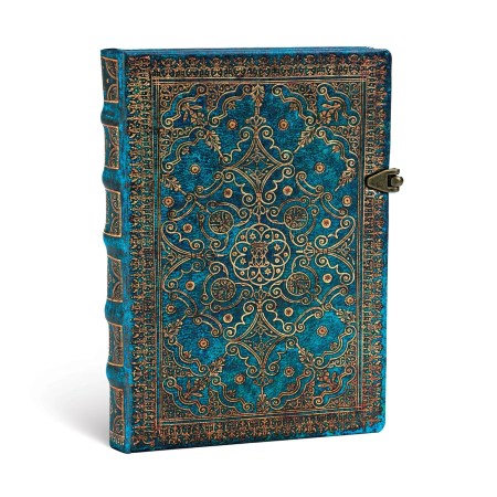 Azure (Equinoxe) Midi Lined Hardcover Journal (Clasp Closure)