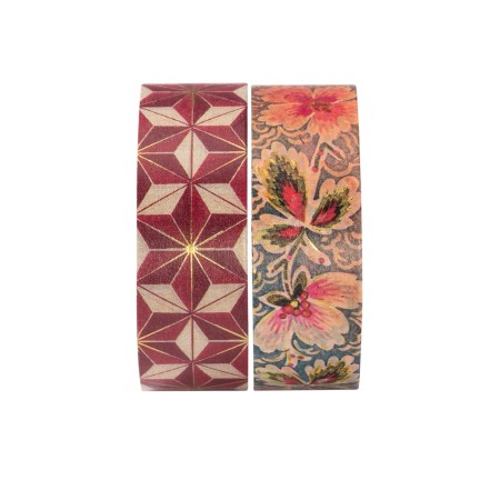 Filigree Floral Ivory / Hishi (Mixed Pack) Washi Tape