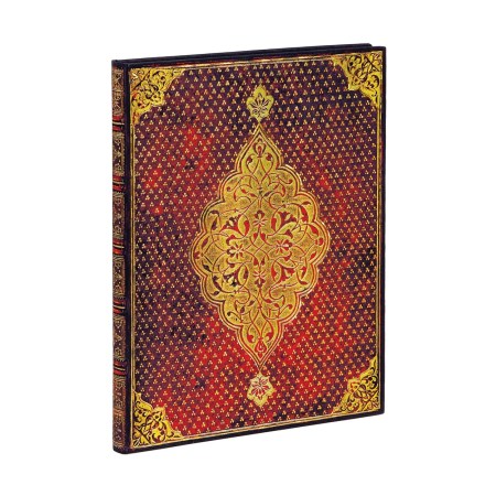 Golden Trefoil Ultra Unlined Hardcover Journal (Elastic Band Closure)