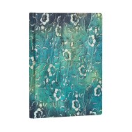 Kuro (Katagami Florals) Midi Unlined Hardcover Journal