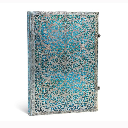 Maya Blue Grande Unlined Hardcover Journal