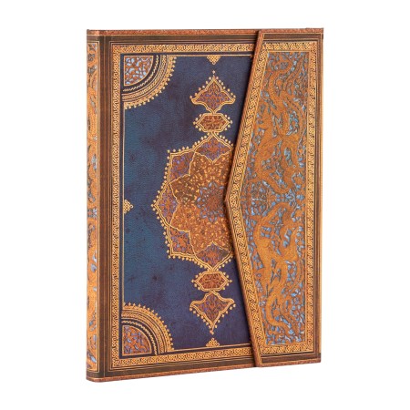 Safavid Indigo (Safavid Binding Art) Ultra Hardback Address Book (Wrap Closure)
