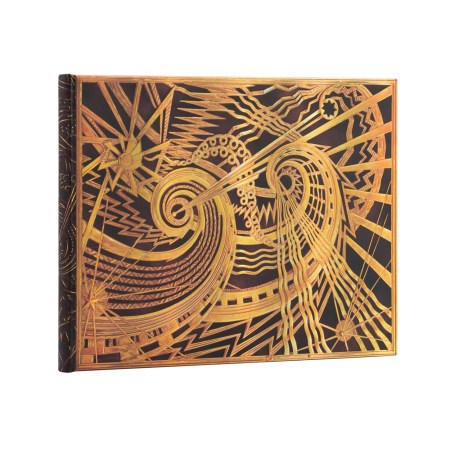 The Chanin Spiral (New York Deco) Unlined Guest Book