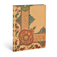 Visions of Paisley Ivory Kraft (Lyon Florals) Ultra Lined Softcover Flexi Journal
