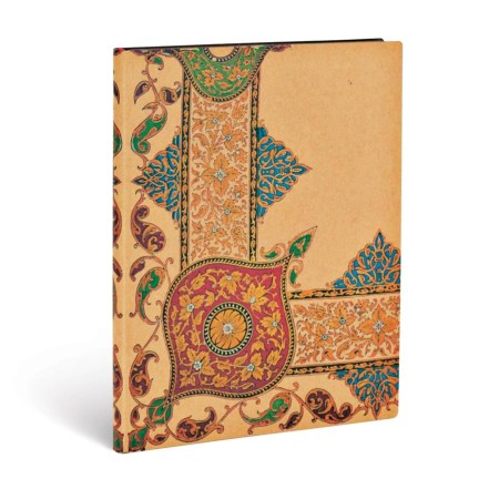 Visions of Paisley Ivory Kraft (Lyon Florals) Ultra Lined Softcover Flexi Journal