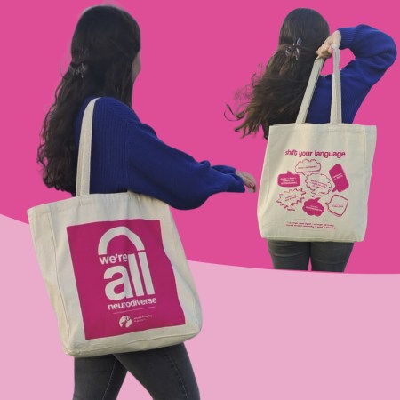 ‘We’re All Neurodiverse’ Large Tote Bag