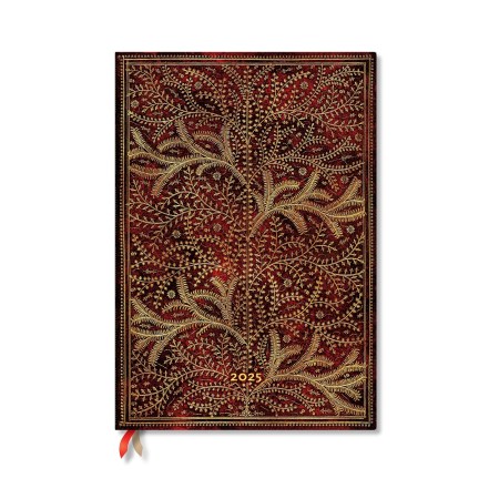 Wildwood (Tree of Life) Grande 12-month Vertical Hardback Dayplanner 2025 (Elastic Band Closure)