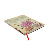 Pink Carnation (Mira Botanica) Ultra Lined Softcover Flexi Journal (Elastic Band Closure)
