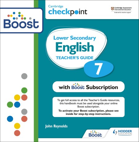 Cambridge Checkpoint Lower Secondary English Teacher’s Guide 7 with Boost Subscription: Third Edition