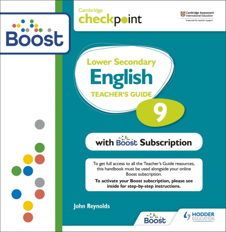 Cambridge Checkpoint Lower Secondary English Teacher’s Guide 9 with Boost Subscription: Third Edition