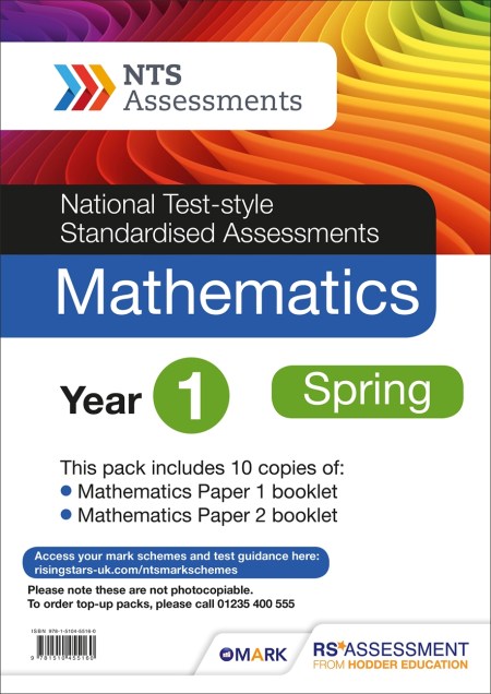 NTS Assessment Year 1 Spring Mathematics PK 10 (National Test-style Standardised Assessment)