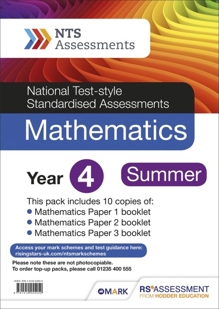 NTS Assessment Year 4 Summer Mathematics PK 10(National Test-style Standardised Assessment)