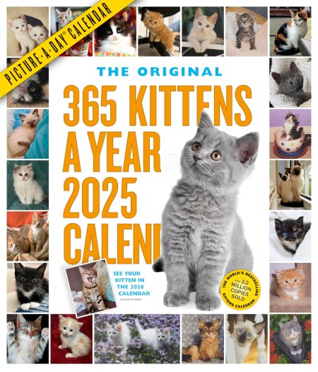 365 Kittens A Year Picture A Day® Wall Calendar 2025 by Workman 365 Kittens A Year Picture A Day® Wall Calendar 2025 by Workman