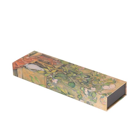 Cezanne’s Terracotta Pots and Flowers Pencil Case (Wrap Closure)